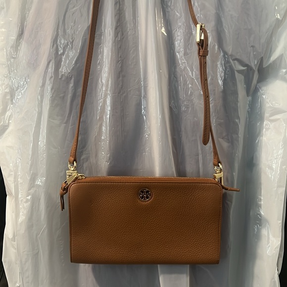 Tory Burch Brown Leather Crossbody Bag - Picture 4 of 4
